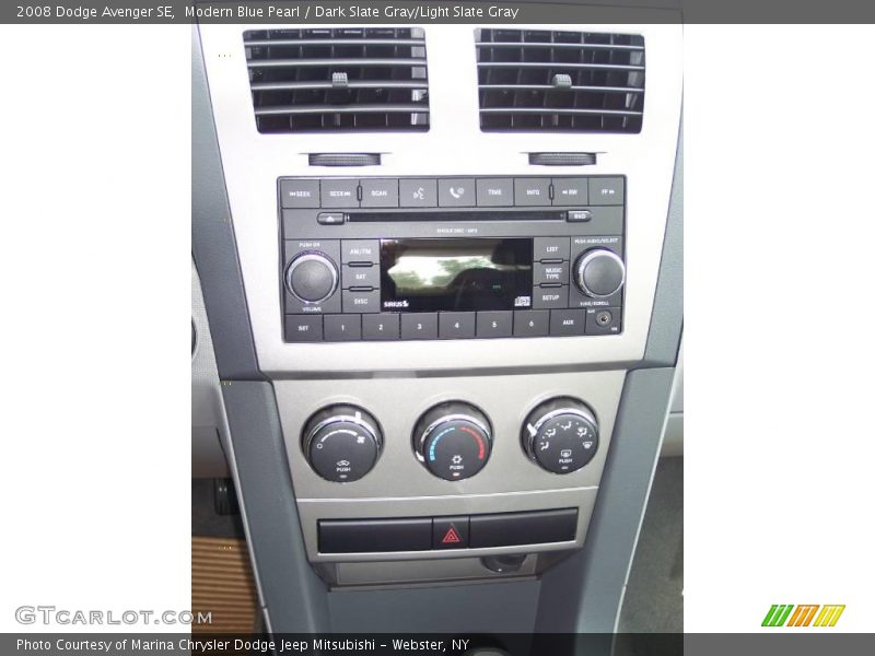 Modern Blue Pearl / Dark Slate Gray/Light Slate Gray 2008 Dodge Avenger SE