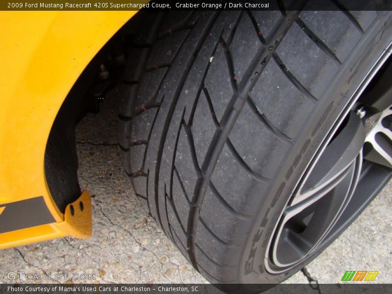 Grabber Orange / Dark Charcoal 2009 Ford Mustang Racecraft 420S Supercharged Coupe