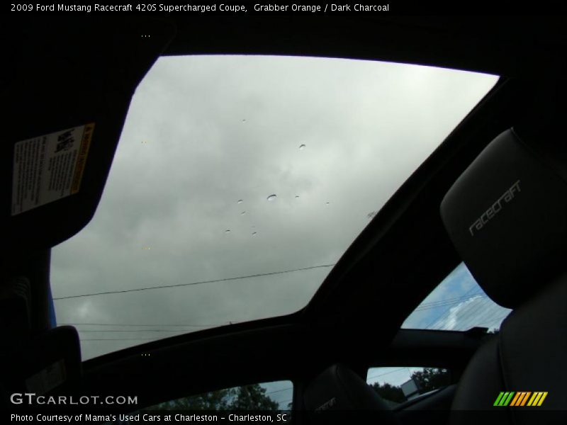 Sunroof of 2009 Mustang Racecraft 420S Supercharged Coupe
