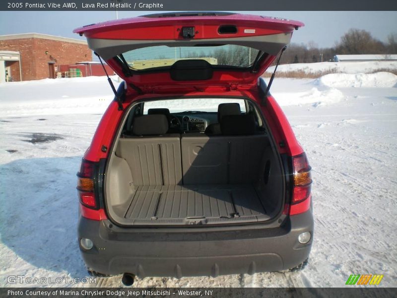 Lava Red Metallic / Graphite 2005 Pontiac Vibe AWD