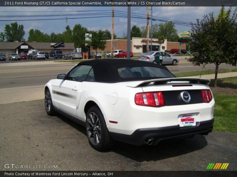 Performance White / CS Charcoal Black/Carbon 2011 Ford Mustang GT/CS California Special Convertible