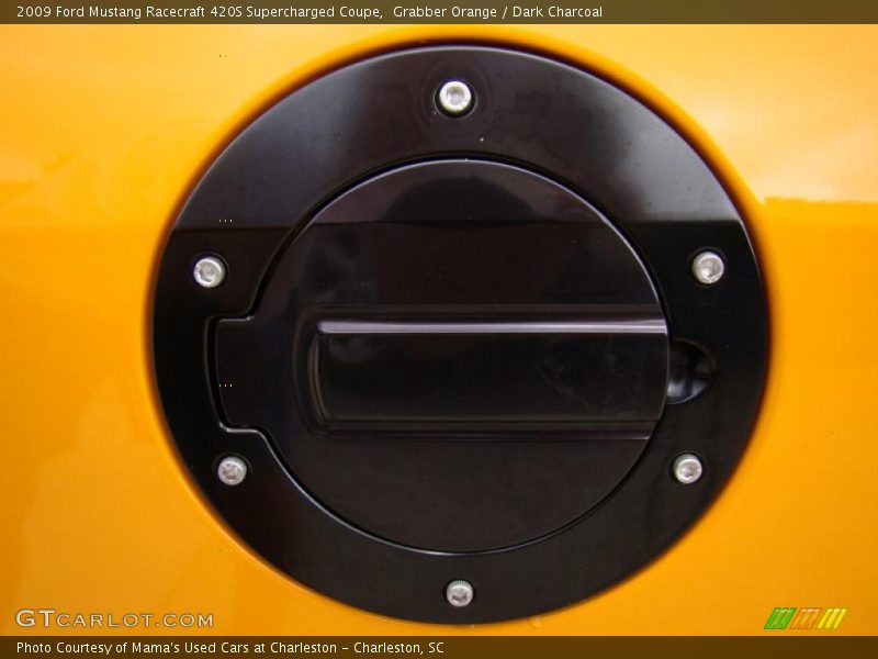Grabber Orange / Dark Charcoal 2009 Ford Mustang Racecraft 420S Supercharged Coupe