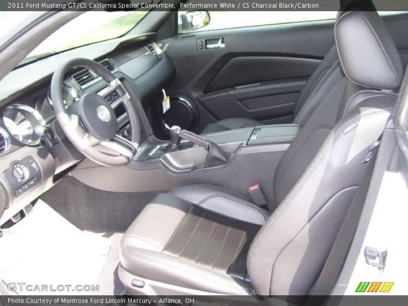 Performance White / CS Charcoal Black/Carbon 2011 Ford Mustang GT/CS California Special Convertible