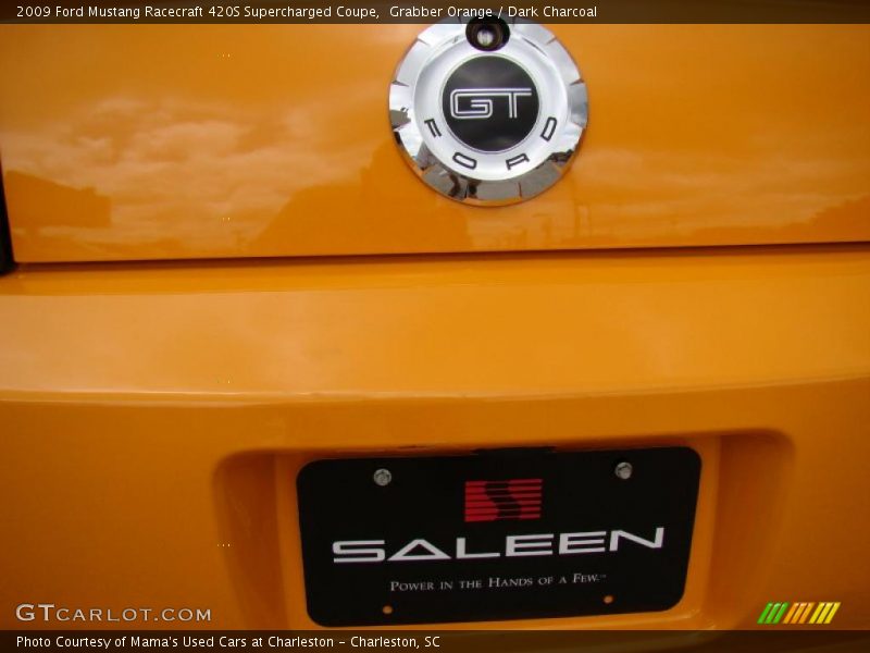 Grabber Orange / Dark Charcoal 2009 Ford Mustang Racecraft 420S Supercharged Coupe