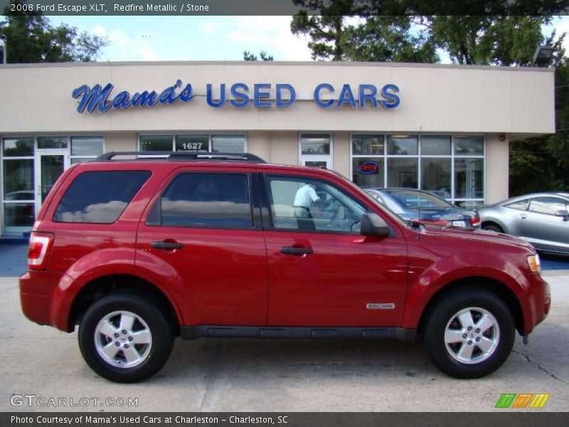 Redfire Metallic / Stone 2008 Ford Escape XLT