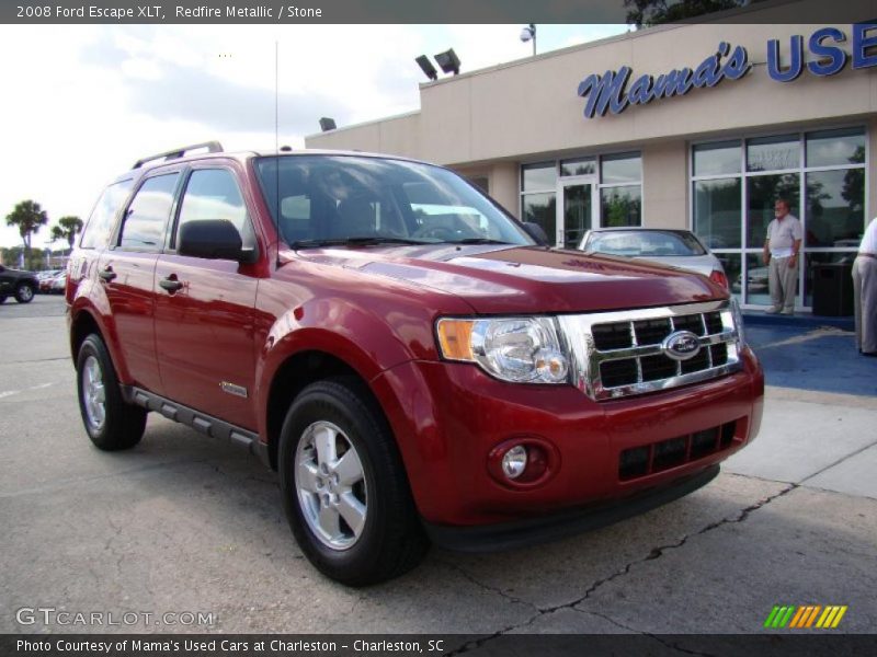 Redfire Metallic / Stone 2008 Ford Escape XLT
