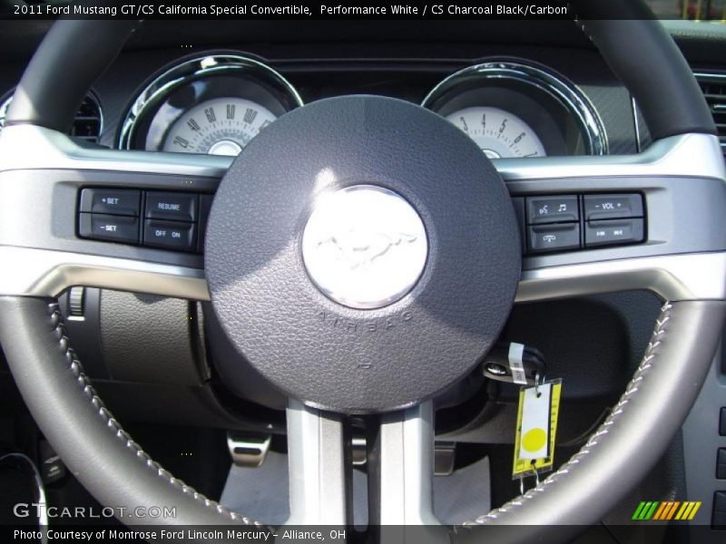 Performance White / CS Charcoal Black/Carbon 2011 Ford Mustang GT/CS California Special Convertible