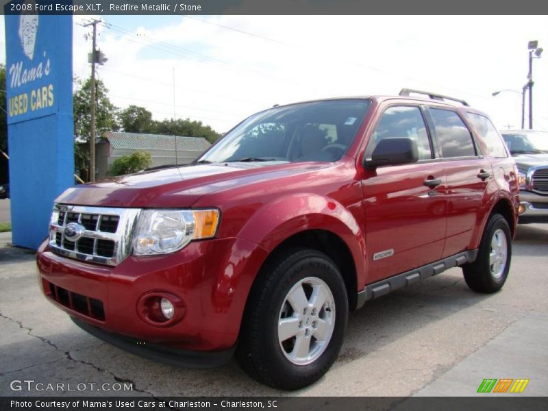 Redfire Metallic / Stone 2008 Ford Escape XLT