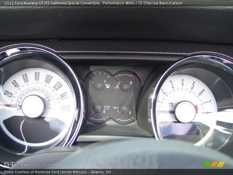 Performance White / CS Charcoal Black/Carbon 2011 Ford Mustang GT/CS California Special Convertible