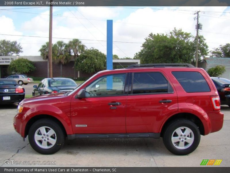 Redfire Metallic / Stone 2008 Ford Escape XLT