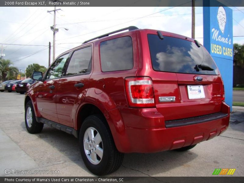 Redfire Metallic / Stone 2008 Ford Escape XLT