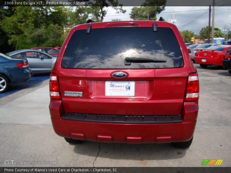 Redfire Metallic / Stone 2008 Ford Escape XLT