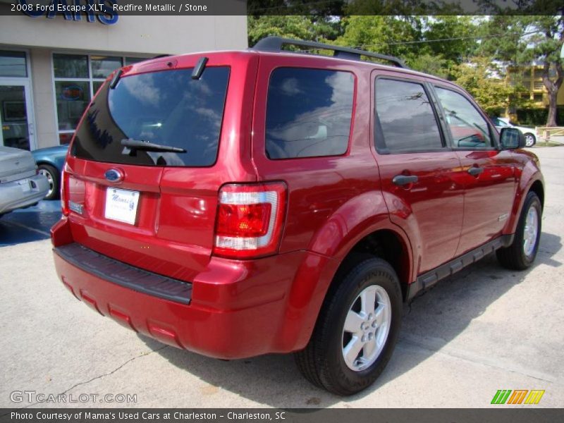 Redfire Metallic / Stone 2008 Ford Escape XLT
