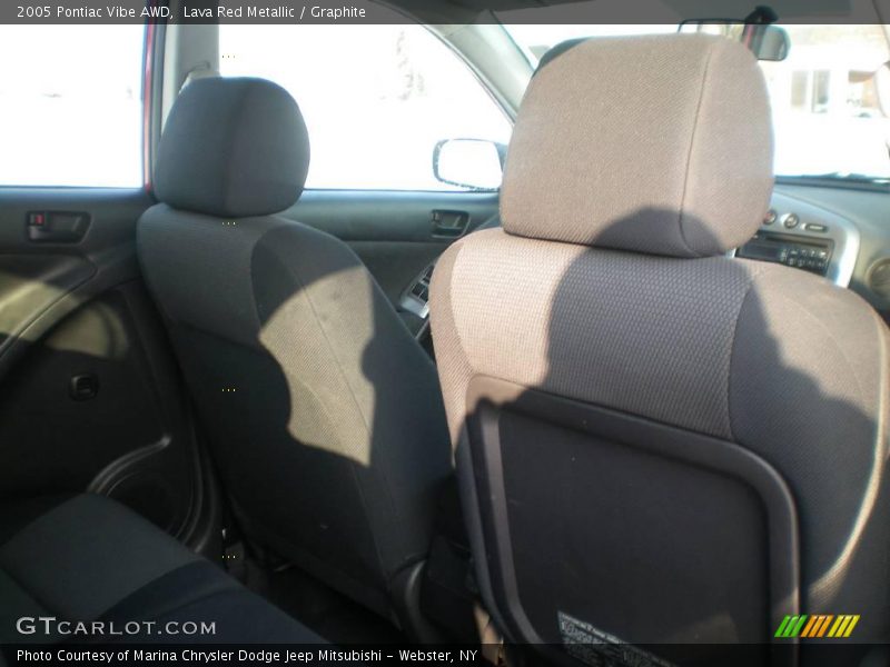 Lava Red Metallic / Graphite 2005 Pontiac Vibe AWD