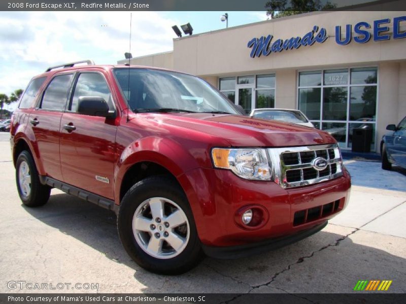 Redfire Metallic / Stone 2008 Ford Escape XLT