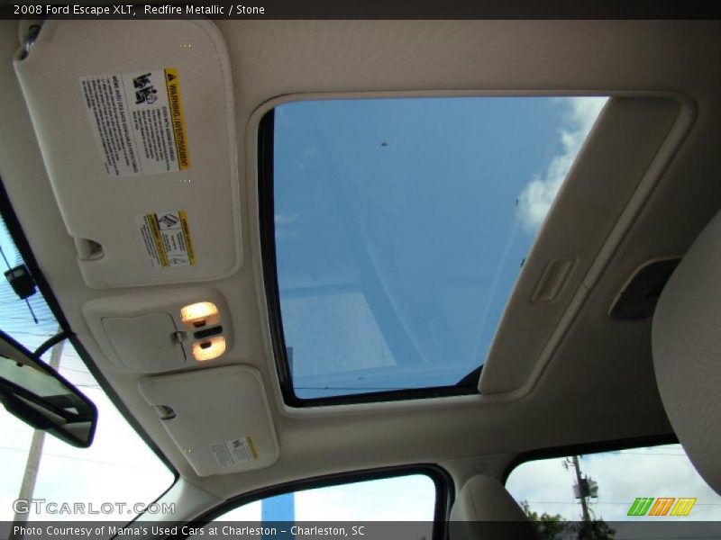 Redfire Metallic / Stone 2008 Ford Escape XLT
