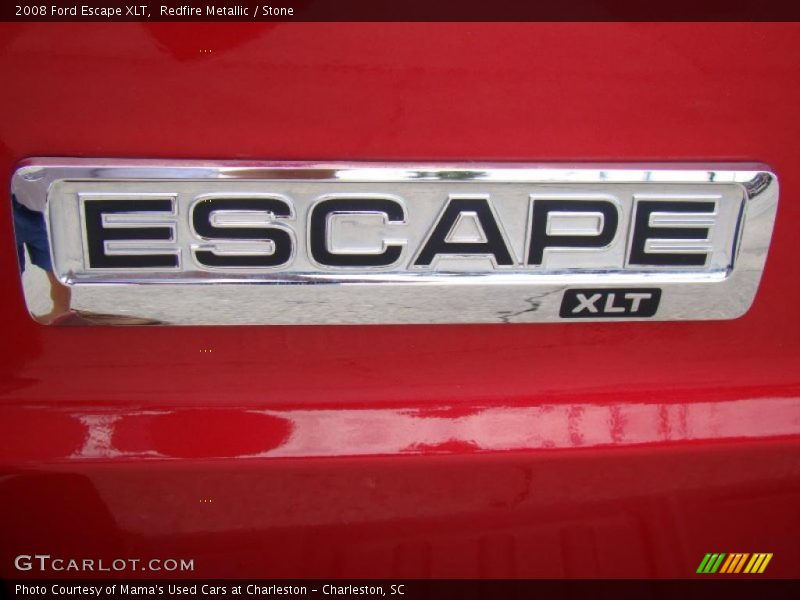 Redfire Metallic / Stone 2008 Ford Escape XLT