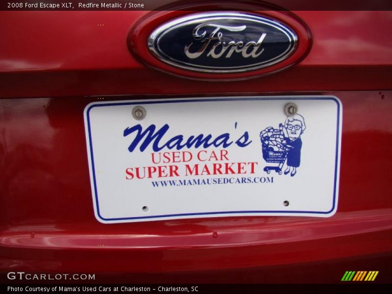 Redfire Metallic / Stone 2008 Ford Escape XLT