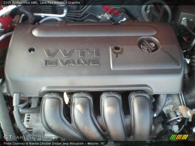 Lava Red Metallic / Graphite 2005 Pontiac Vibe AWD