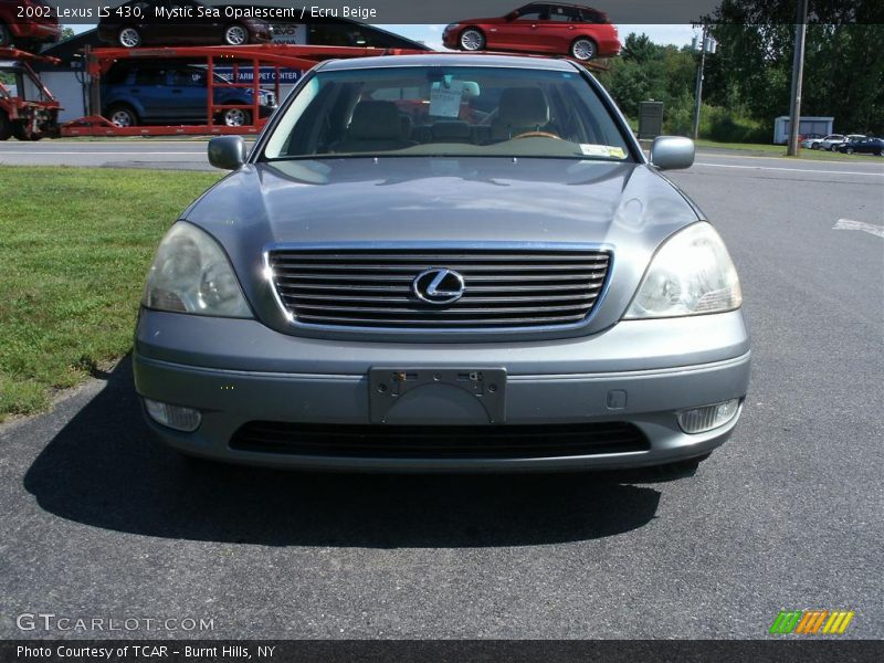 Mystic Sea Opalescent / Ecru Beige 2002 Lexus LS 430