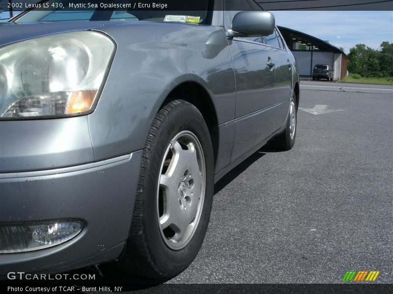 Mystic Sea Opalescent / Ecru Beige 2002 Lexus LS 430