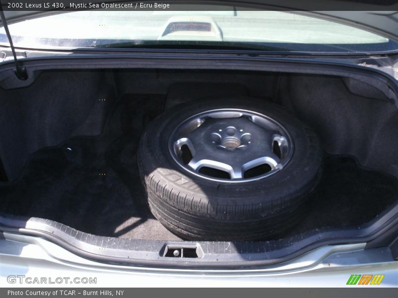 Mystic Sea Opalescent / Ecru Beige 2002 Lexus LS 430
