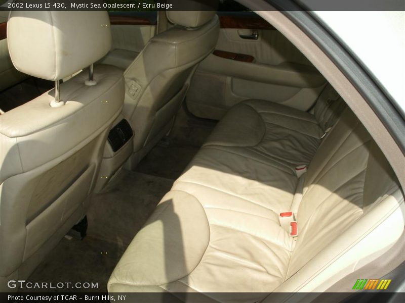 Mystic Sea Opalescent / Ecru Beige 2002 Lexus LS 430