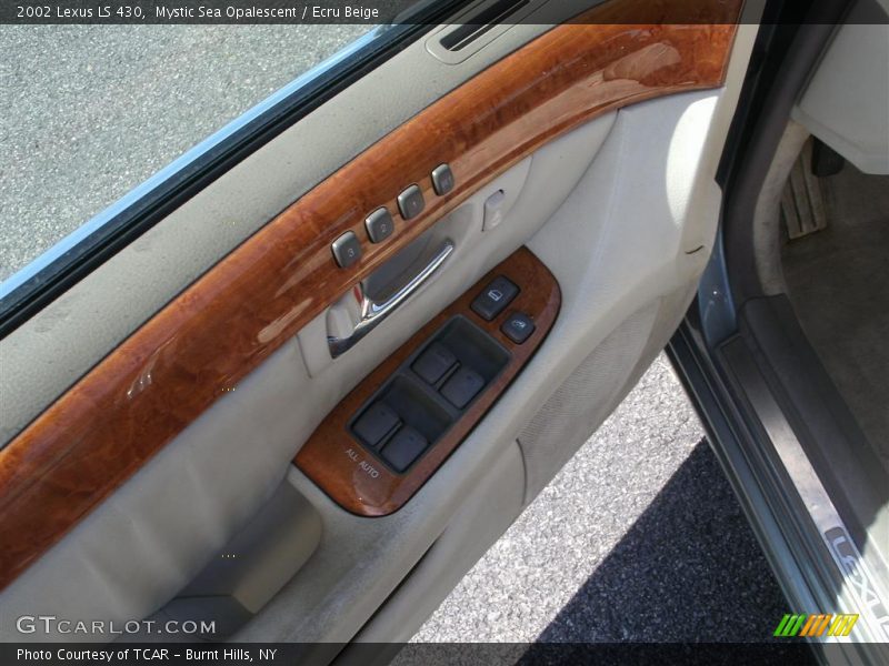 Mystic Sea Opalescent / Ecru Beige 2002 Lexus LS 430