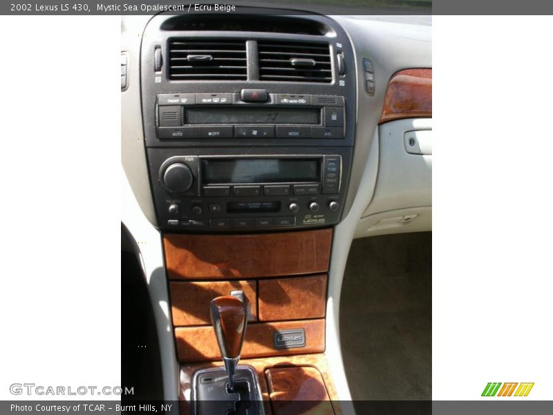 Mystic Sea Opalescent / Ecru Beige 2002 Lexus LS 430