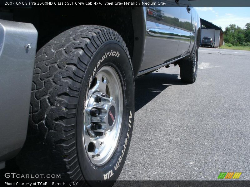 Steel Gray Metallic / Medium Gray 2007 GMC Sierra 2500HD Classic SLT Crew Cab 4x4