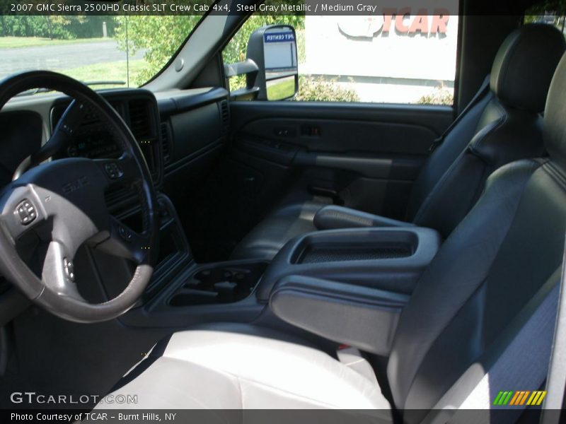 Steel Gray Metallic / Medium Gray 2007 GMC Sierra 2500HD Classic SLT Crew Cab 4x4