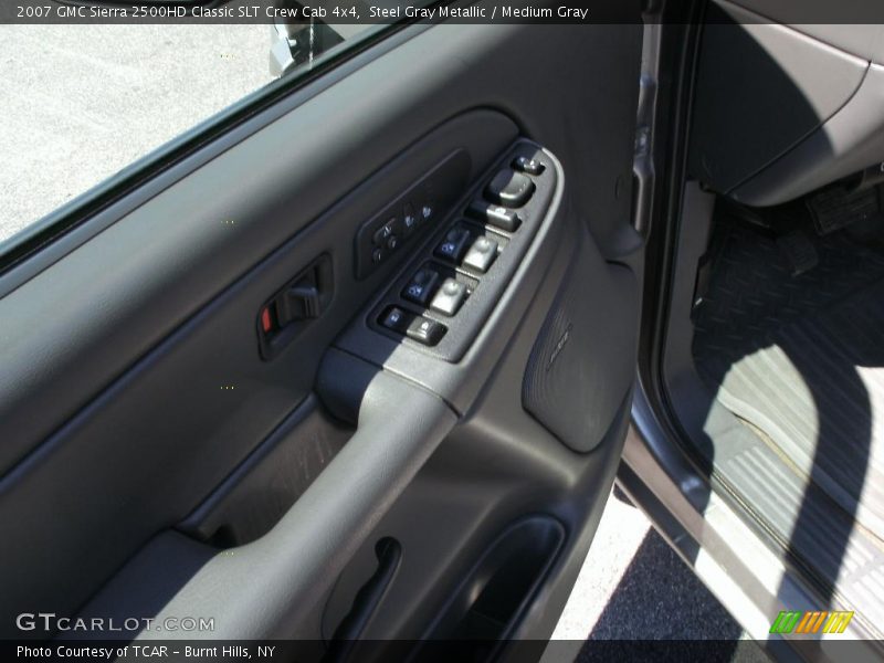 Steel Gray Metallic / Medium Gray 2007 GMC Sierra 2500HD Classic SLT Crew Cab 4x4