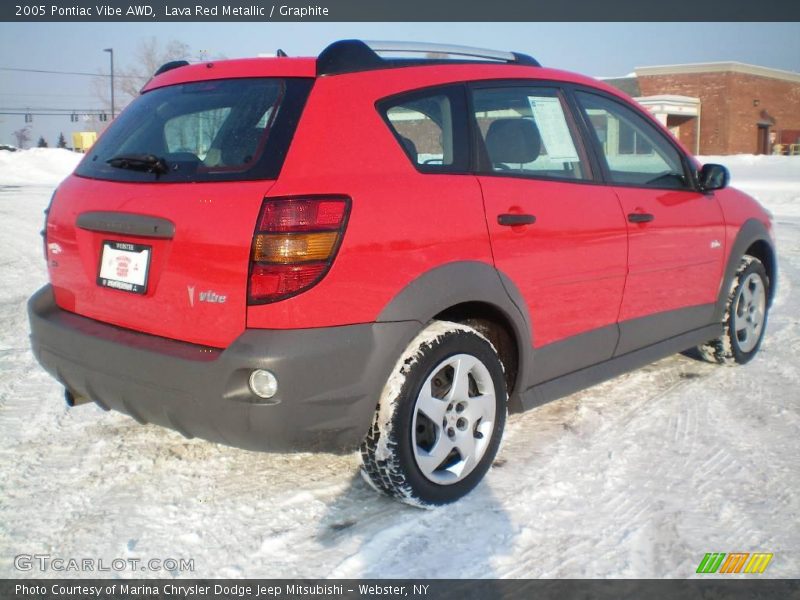 Lava Red Metallic / Graphite 2005 Pontiac Vibe AWD
