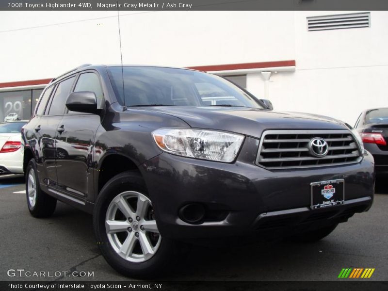 Magnetic Gray Metallic / Ash Gray 2008 Toyota Highlander 4WD