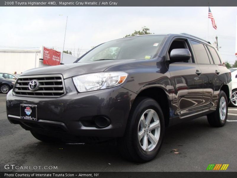 Magnetic Gray Metallic / Ash Gray 2008 Toyota Highlander 4WD