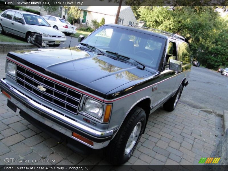 Black / Dove Gray 1989 Chevrolet Blazer 4X4