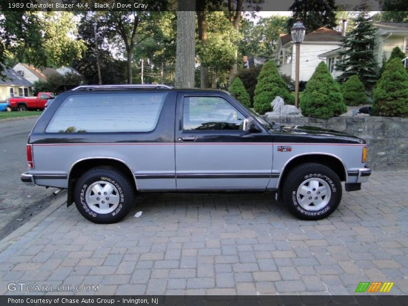 Black / Dove Gray 1989 Chevrolet Blazer 4X4