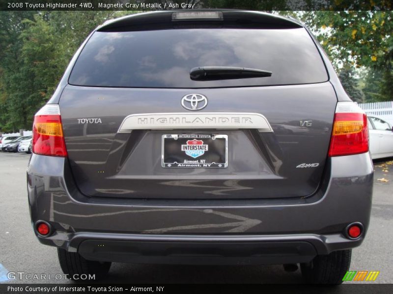 Magnetic Gray Metallic / Ash Gray 2008 Toyota Highlander 4WD