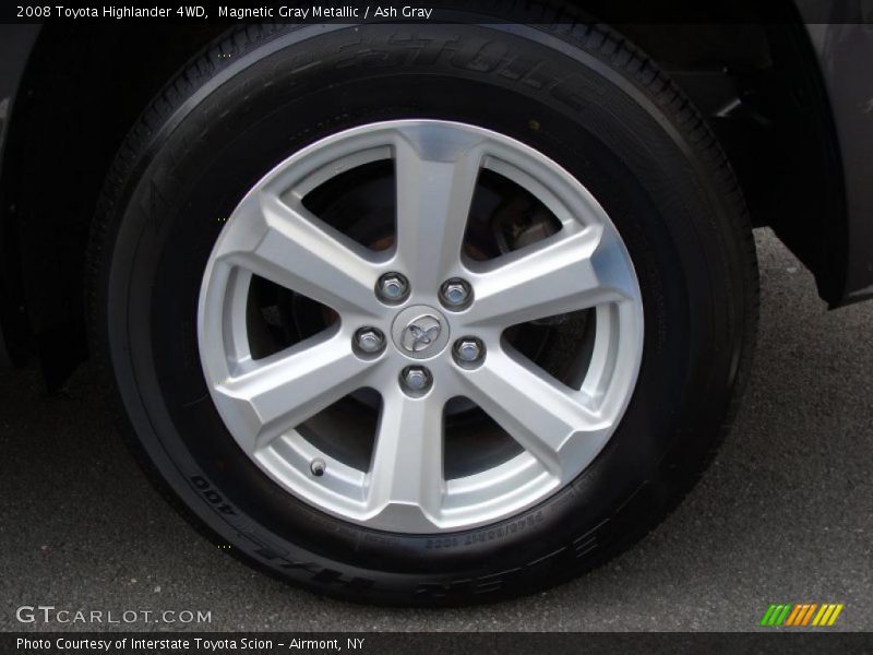 Magnetic Gray Metallic / Ash Gray 2008 Toyota Highlander 4WD