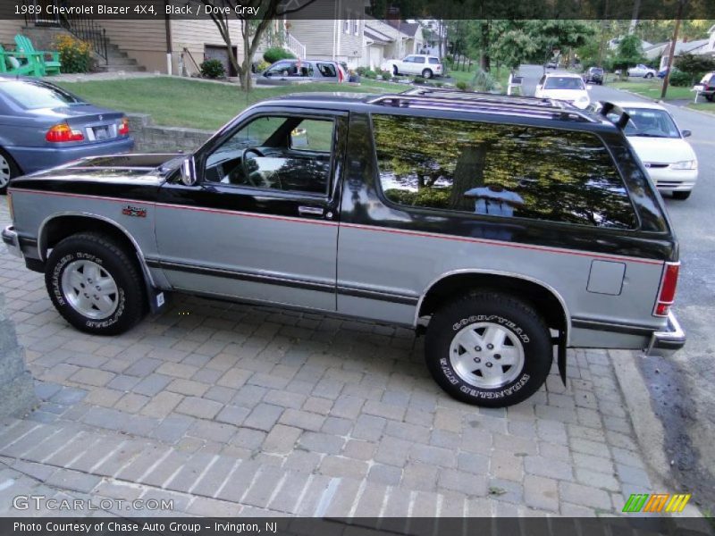 Black / Dove Gray 1989 Chevrolet Blazer 4X4