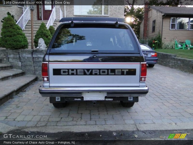 Black / Dove Gray 1989 Chevrolet Blazer 4X4
