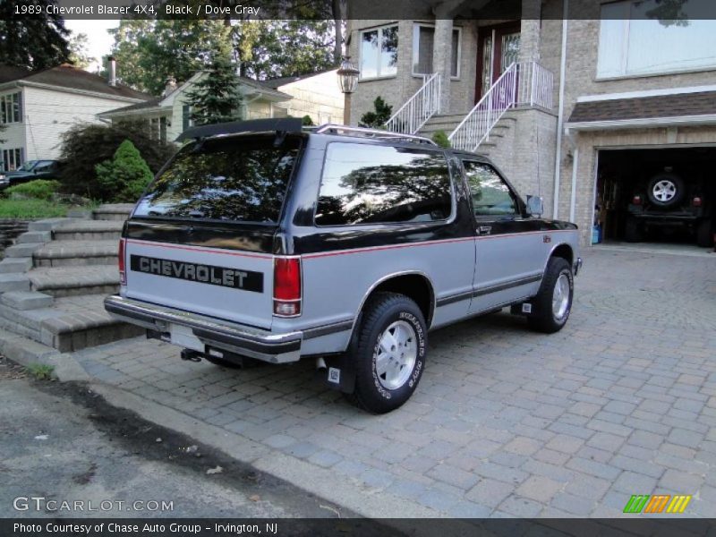 Black / Dove Gray 1989 Chevrolet Blazer 4X4