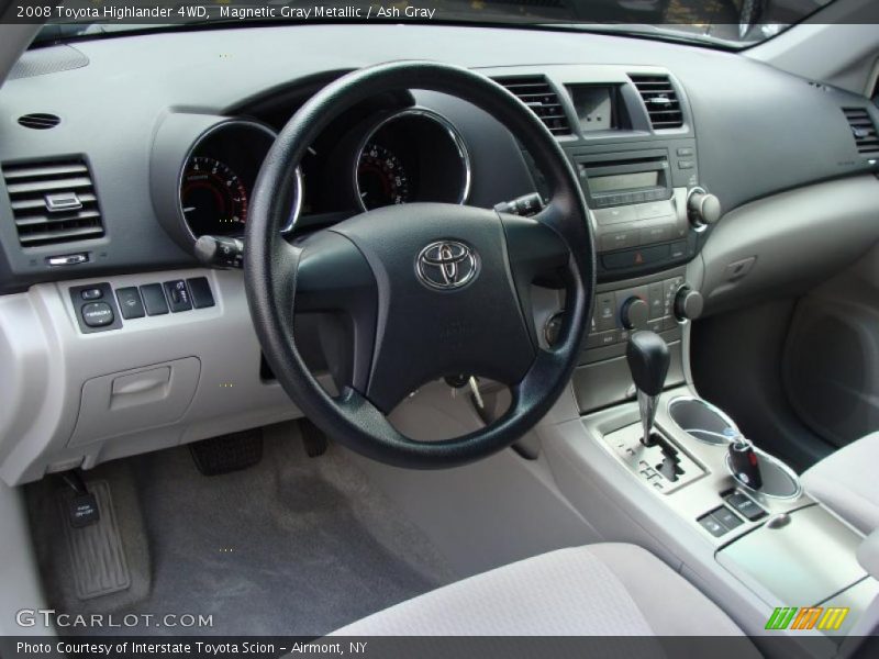 Magnetic Gray Metallic / Ash Gray 2008 Toyota Highlander 4WD