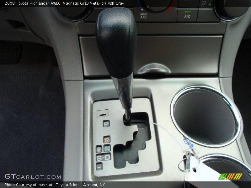 Magnetic Gray Metallic / Ash Gray 2008 Toyota Highlander 4WD