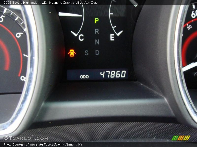 Magnetic Gray Metallic / Ash Gray 2008 Toyota Highlander 4WD