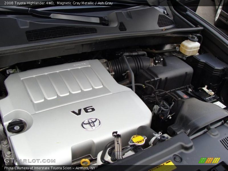 Magnetic Gray Metallic / Ash Gray 2008 Toyota Highlander 4WD