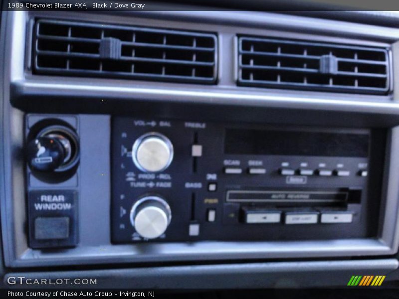Black / Dove Gray 1989 Chevrolet Blazer 4X4