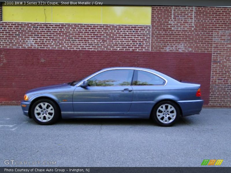 Steel Blue Metallic / Grey 2000 BMW 3 Series 323i Coupe