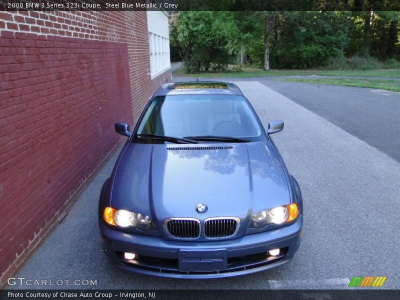 Steel Blue Metallic / Grey 2000 BMW 3 Series 323i Coupe