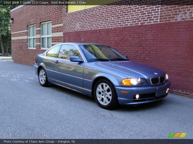 Steel Blue Metallic / Grey 2000 BMW 3 Series 323i Coupe